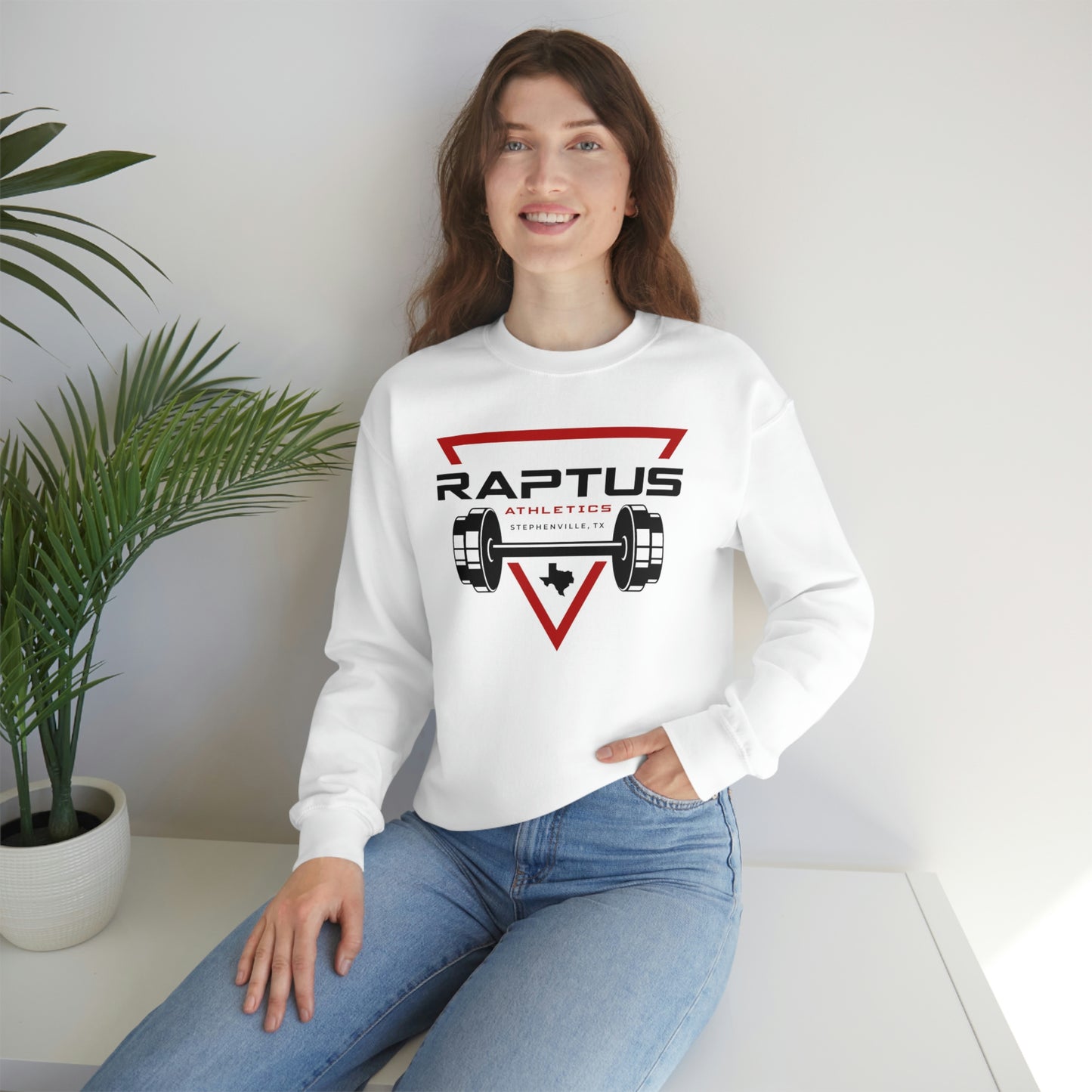 Triangle Logo Heavy Blend™ Crewneck Sweatshirt